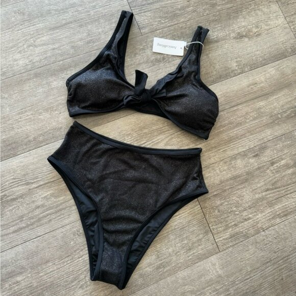 AMICABLING shimmery swimming set 🖤 - Picture 6 of 14